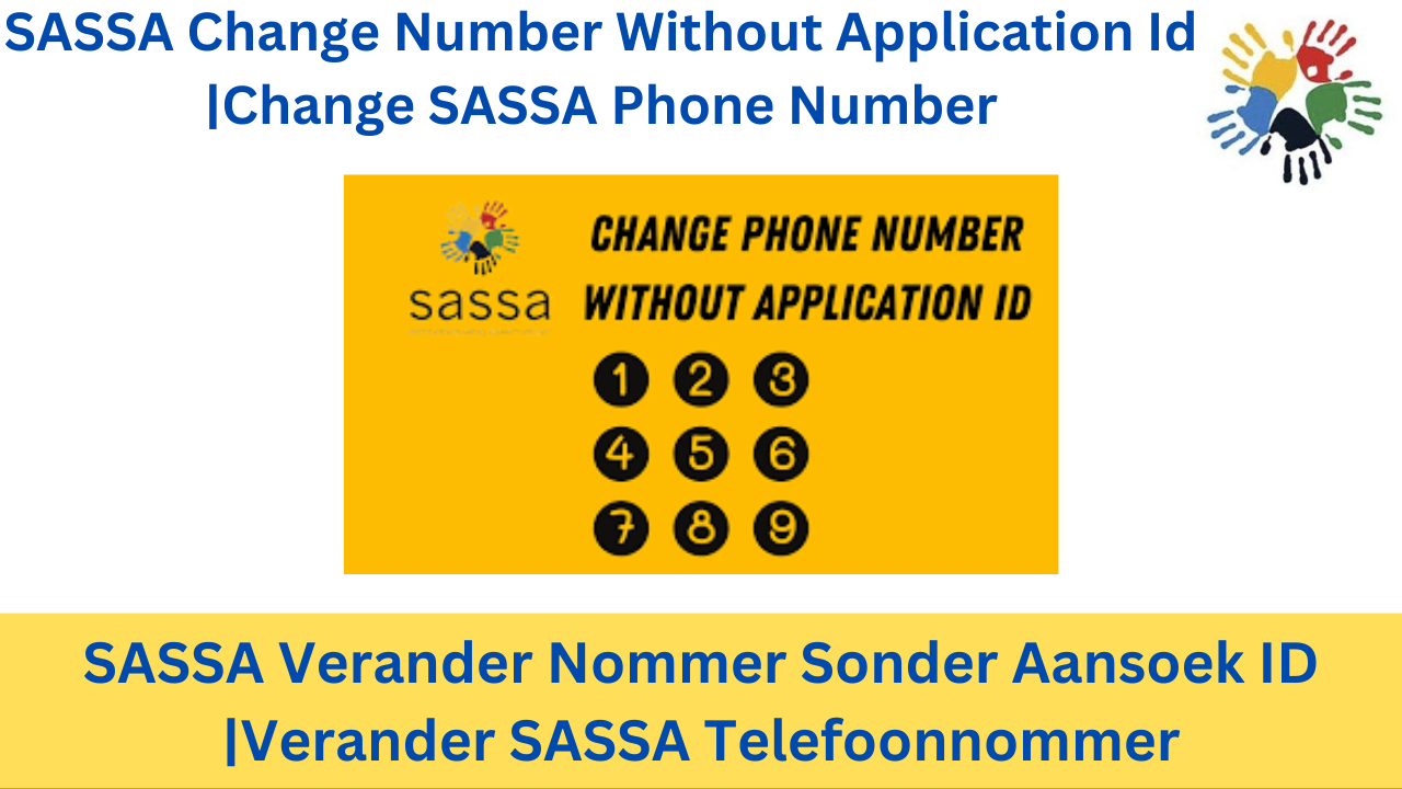 SASSA Change Number Without Application Id