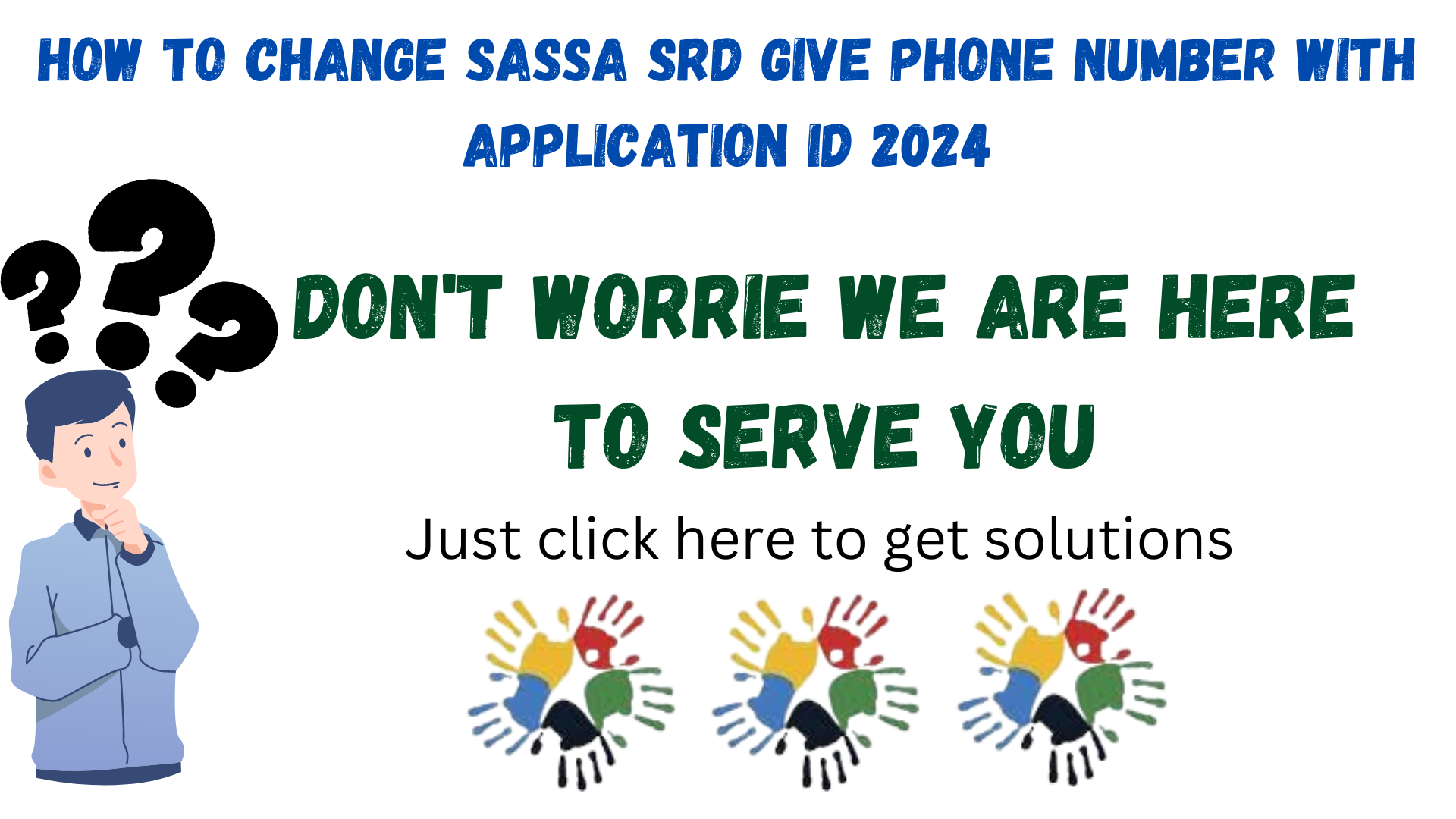 How to Change Sassa SRD Give Phone Number with Application ID