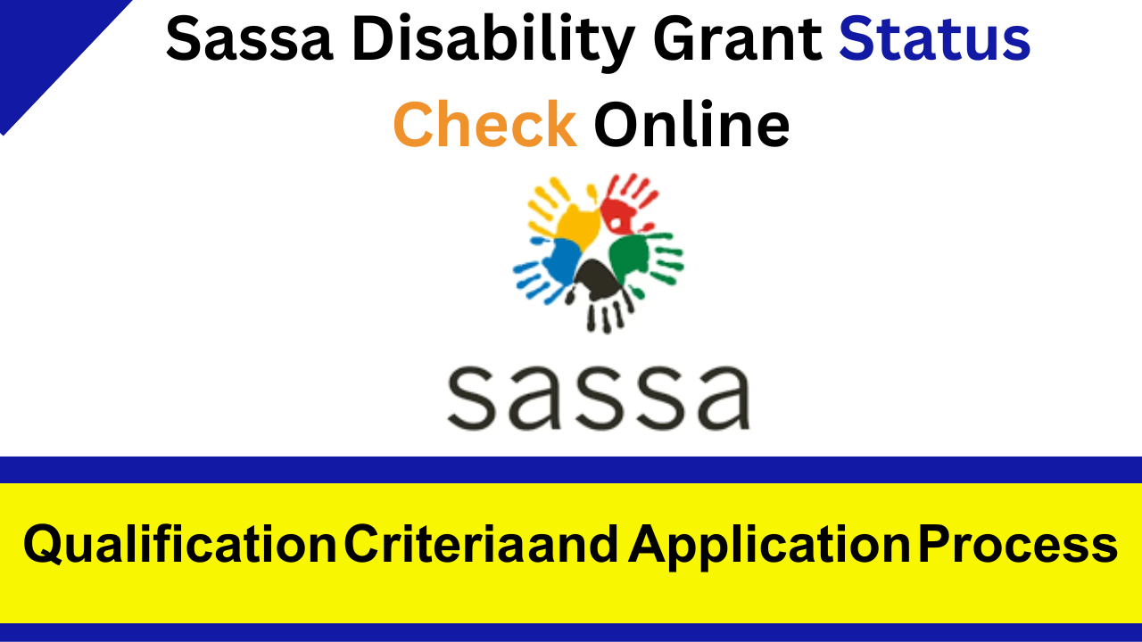 Sassa Disability Grant Status Check Online 