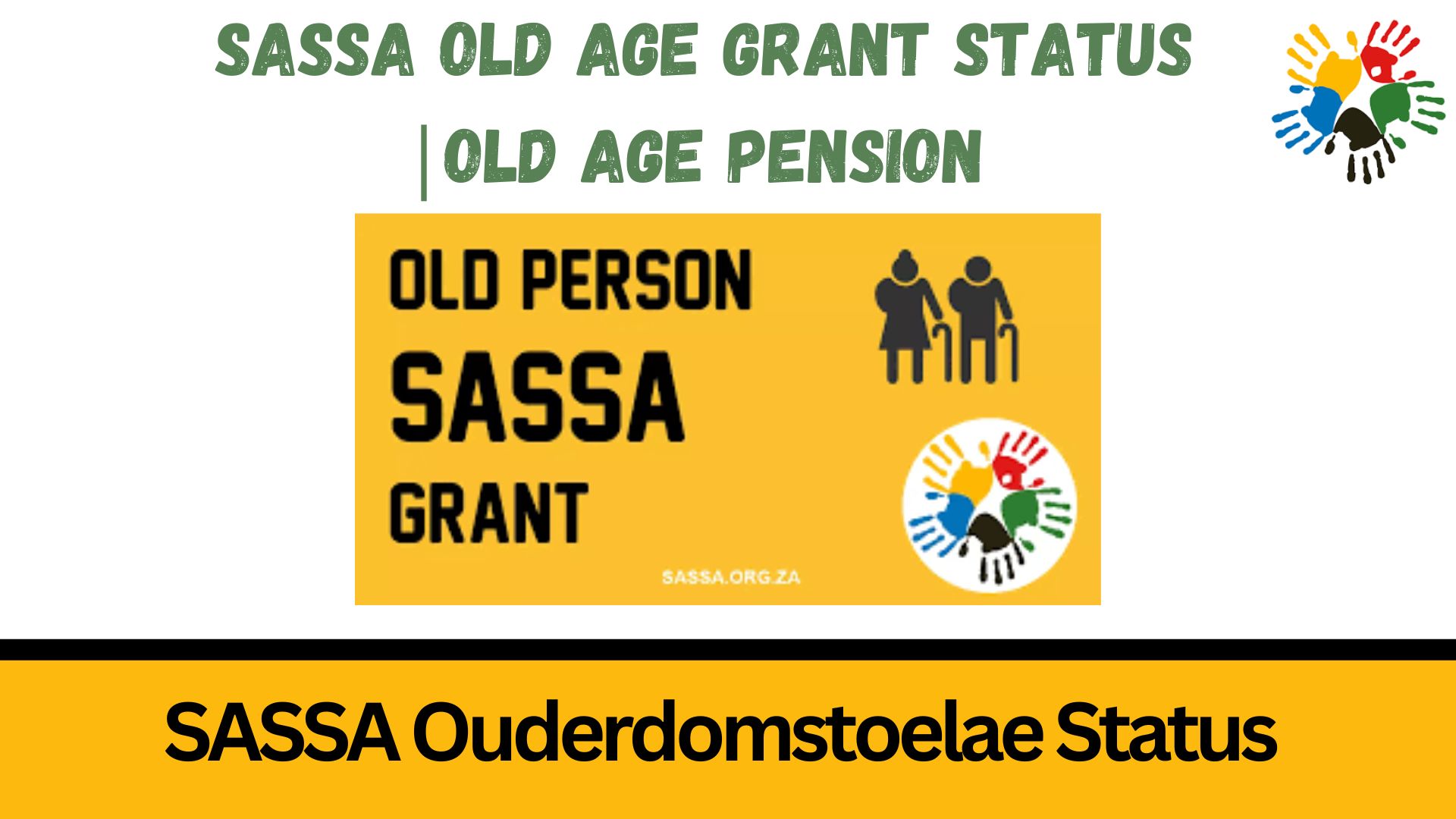 SASSA Old Age Grant Status