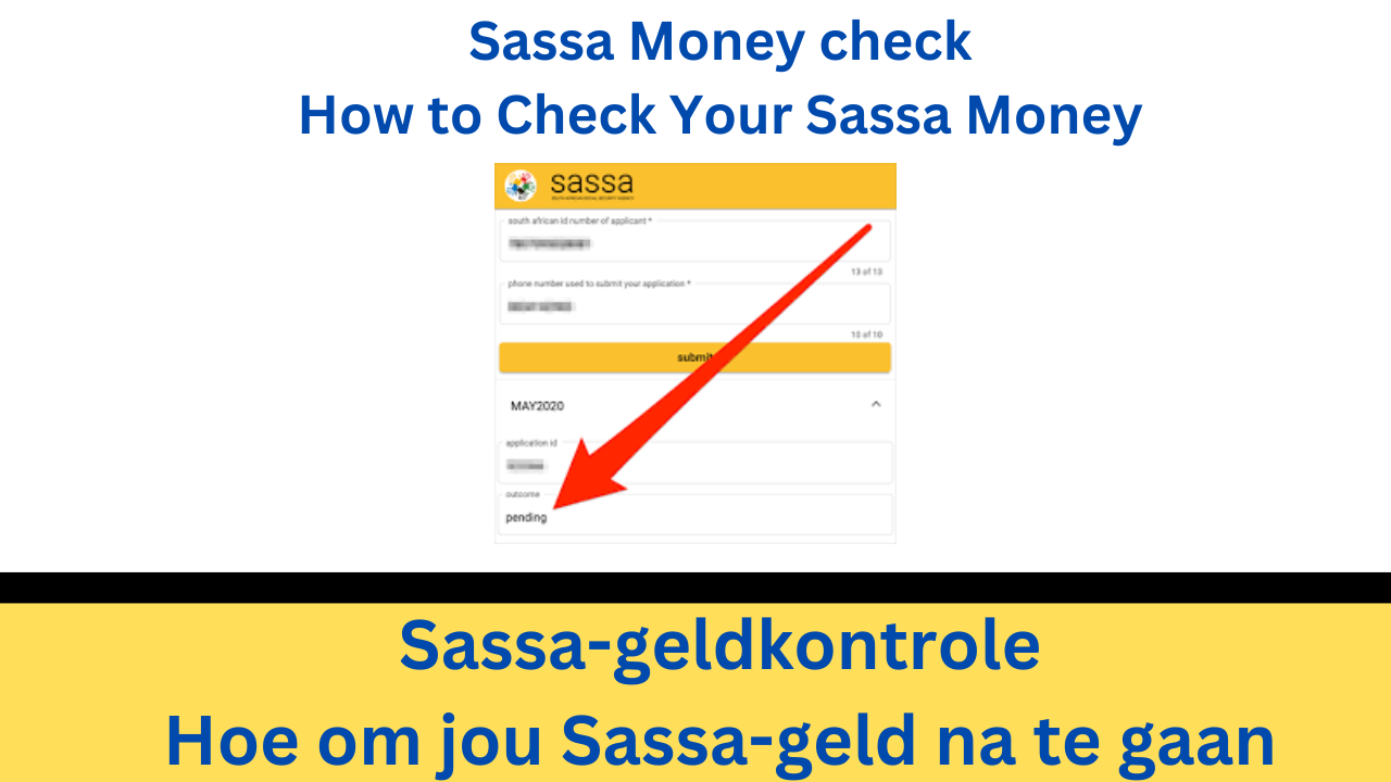 Sassa Money check