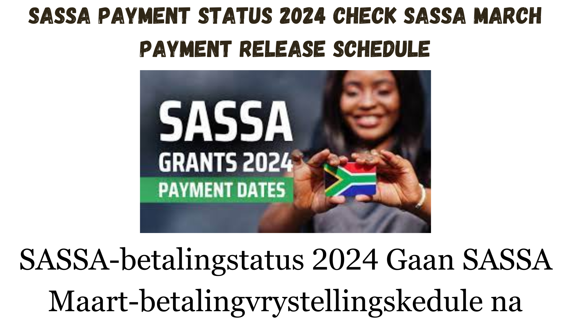 SASSA Payment Status 2024