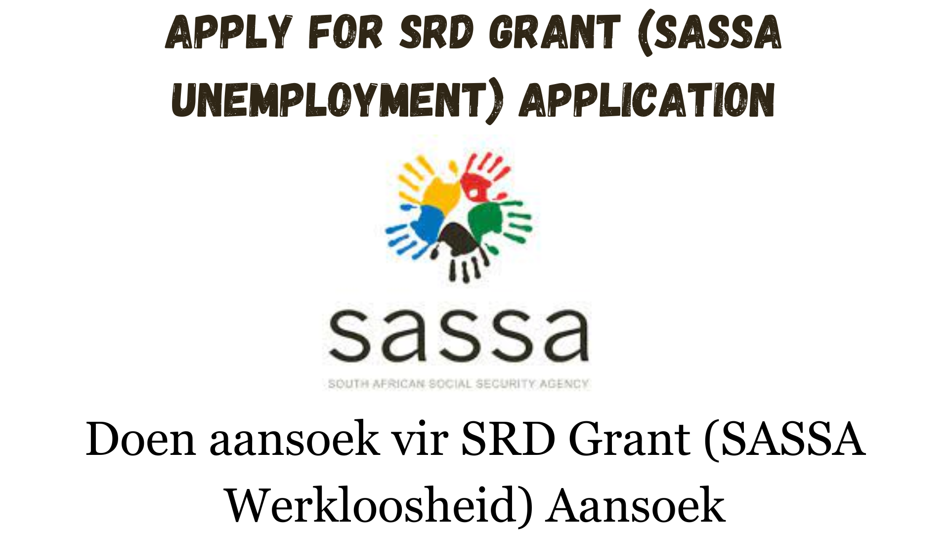 Apply for SRD Grant