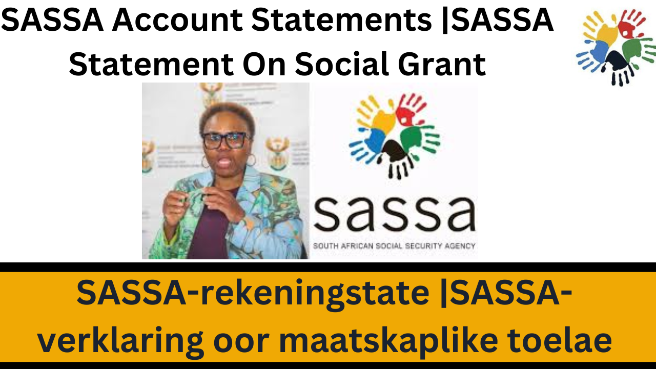 SASSA Account Statements 