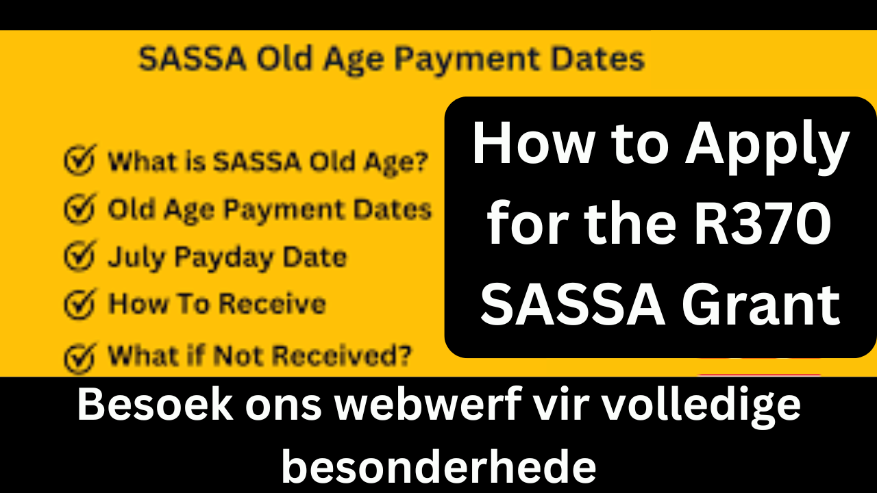 R370 SASSA Grant 