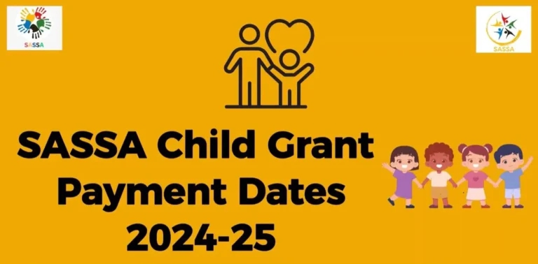 SASSA Child Grant Installment Dates