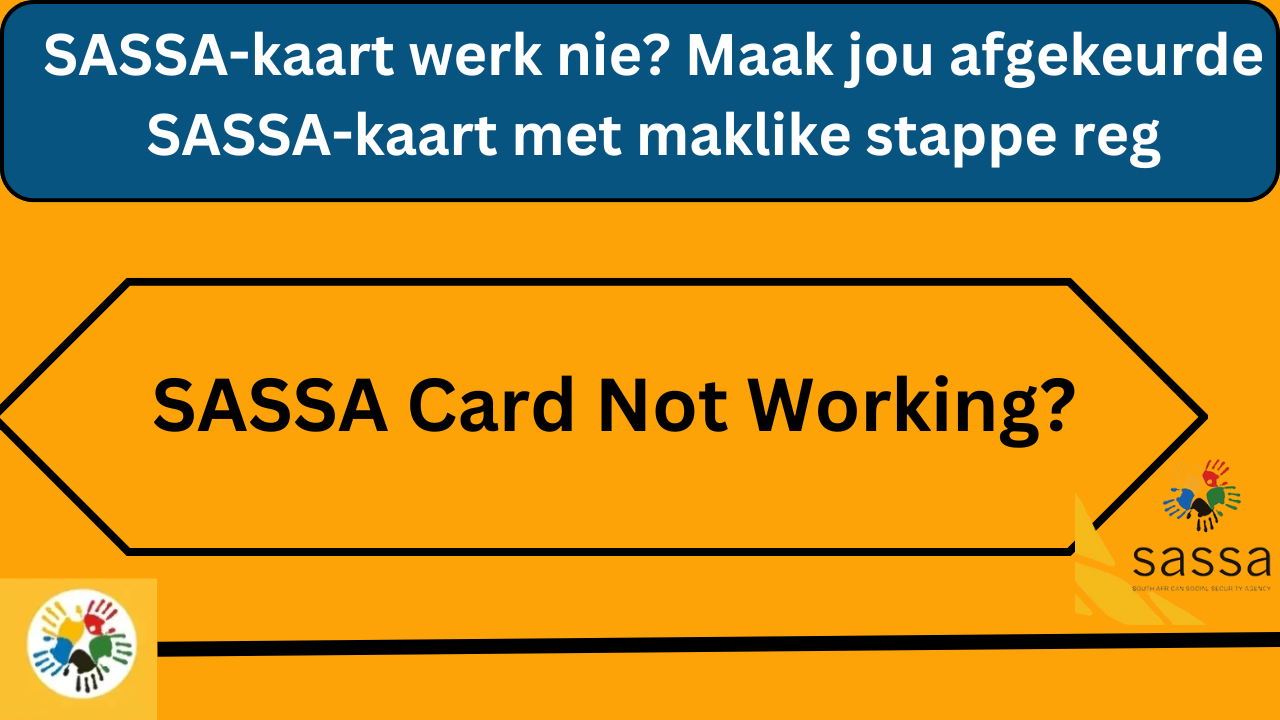 SASSA Card Not Working?