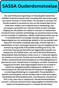 SASSA Old Age Grant 