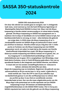 SASSA 350 Status Check 2024