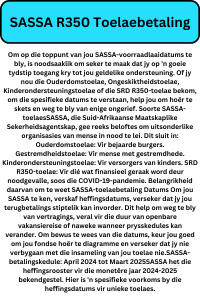 SASSA R350 Grant Payment