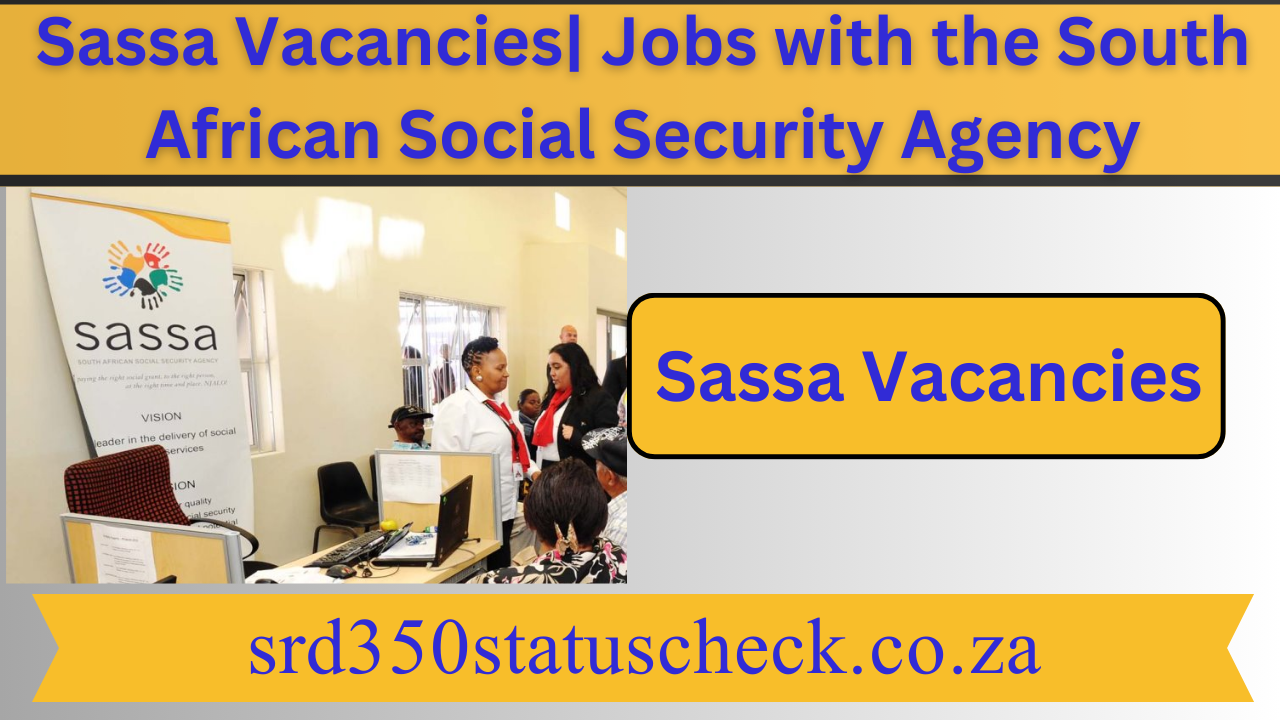 Sassa Vacancies