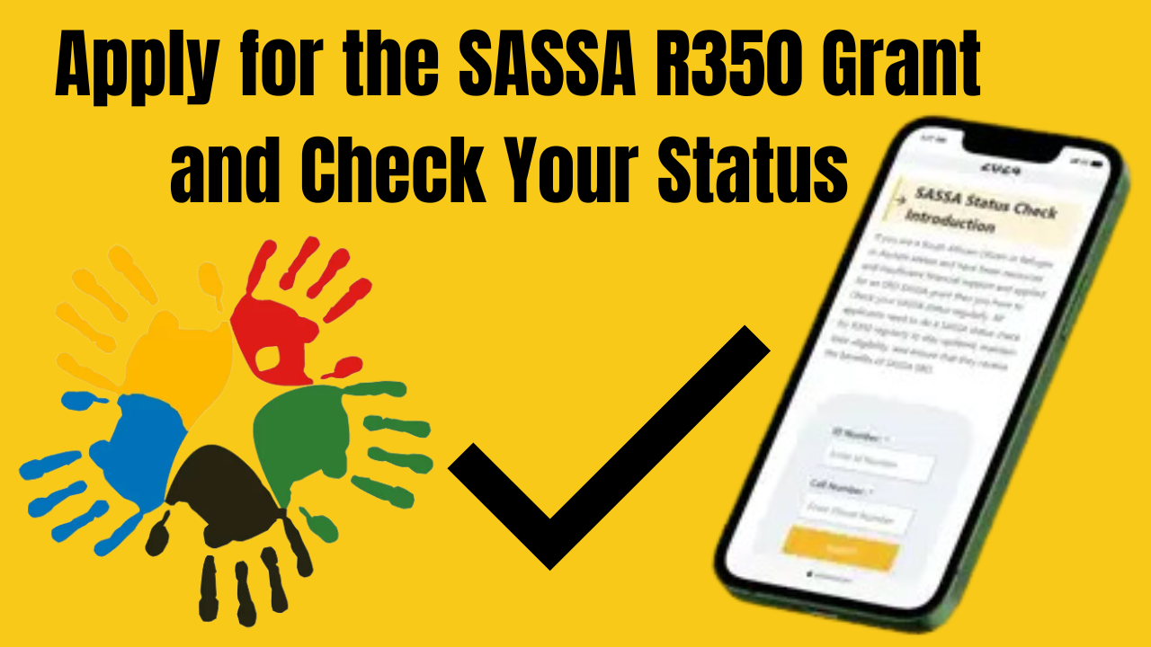 Apply for the SASSA R350 Grant